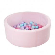 Сухой бассейн 90*30 см. с комплектом из 100 шаров "Pink"