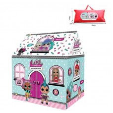 Игровая Детская каркасная палатка Домик  куклы ЛОЛ LOL для девочек в сумке